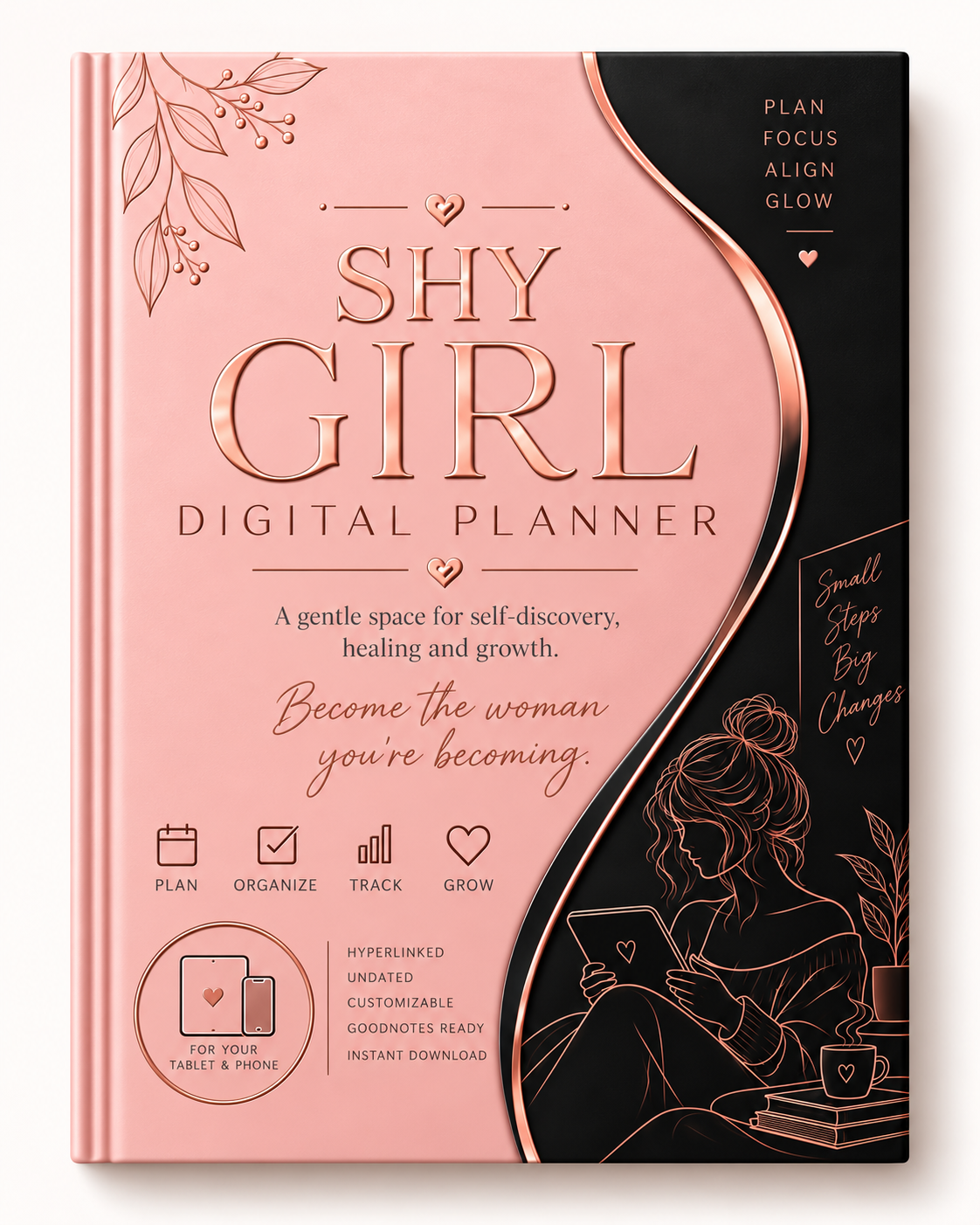 Shy Girl Digital Planner: Quiet Confidence Edition
